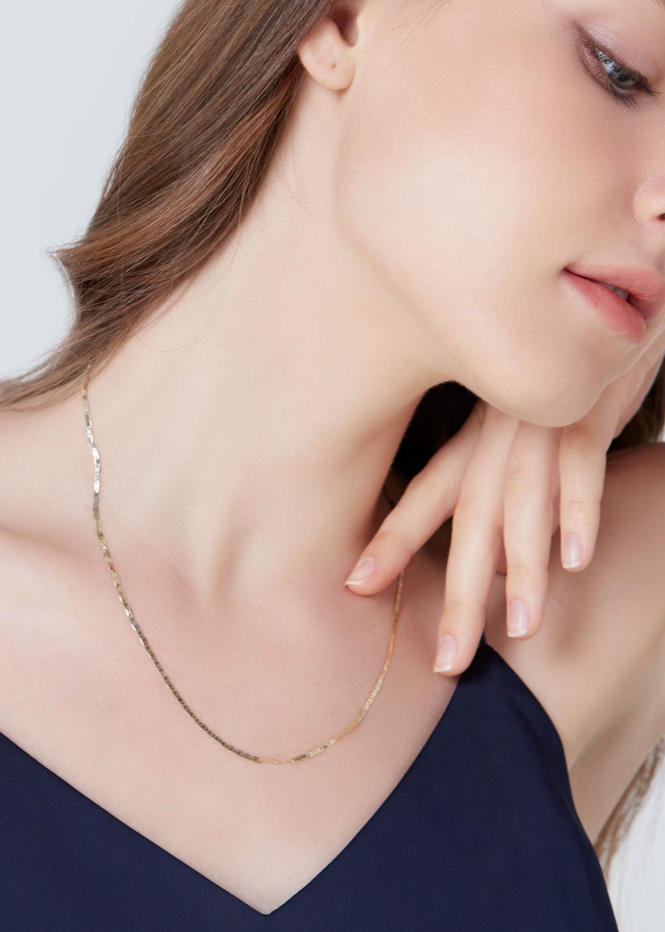 เครื่องประดับแฟชั่น NATHALIAS NEW YORK Nathalias NY Mariner Link Chain ทองคำ 14k เยลโลว์โกลด์ (1.2 มม.) 89997 ราคา 8,400 บาท*ส่งฟรี