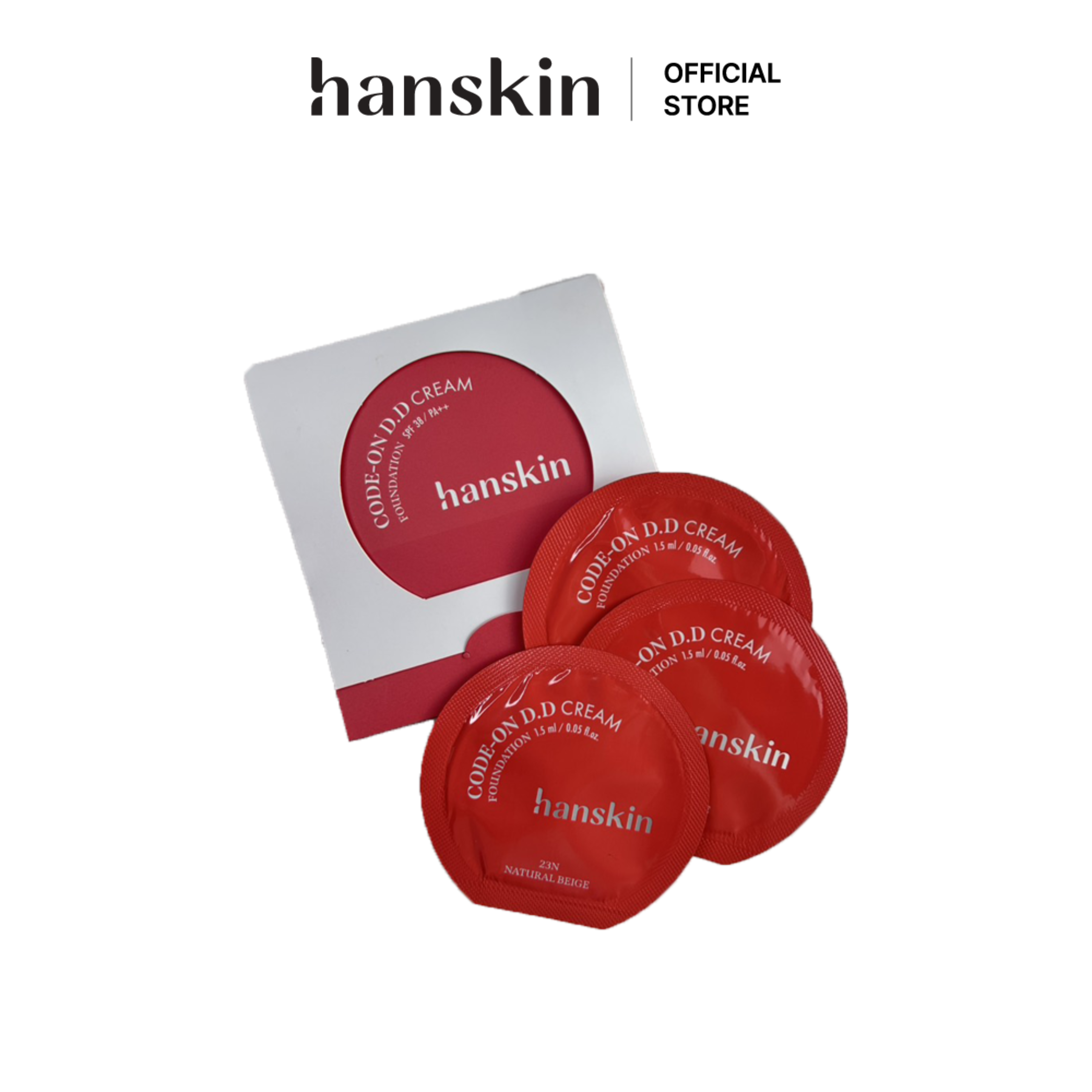 [Not for Sale] Hanskin Code-On Dd Cream Foundation 1.5ml [Spf38/Pa++] ราคา 9,999 บาท*ส่งฟรี