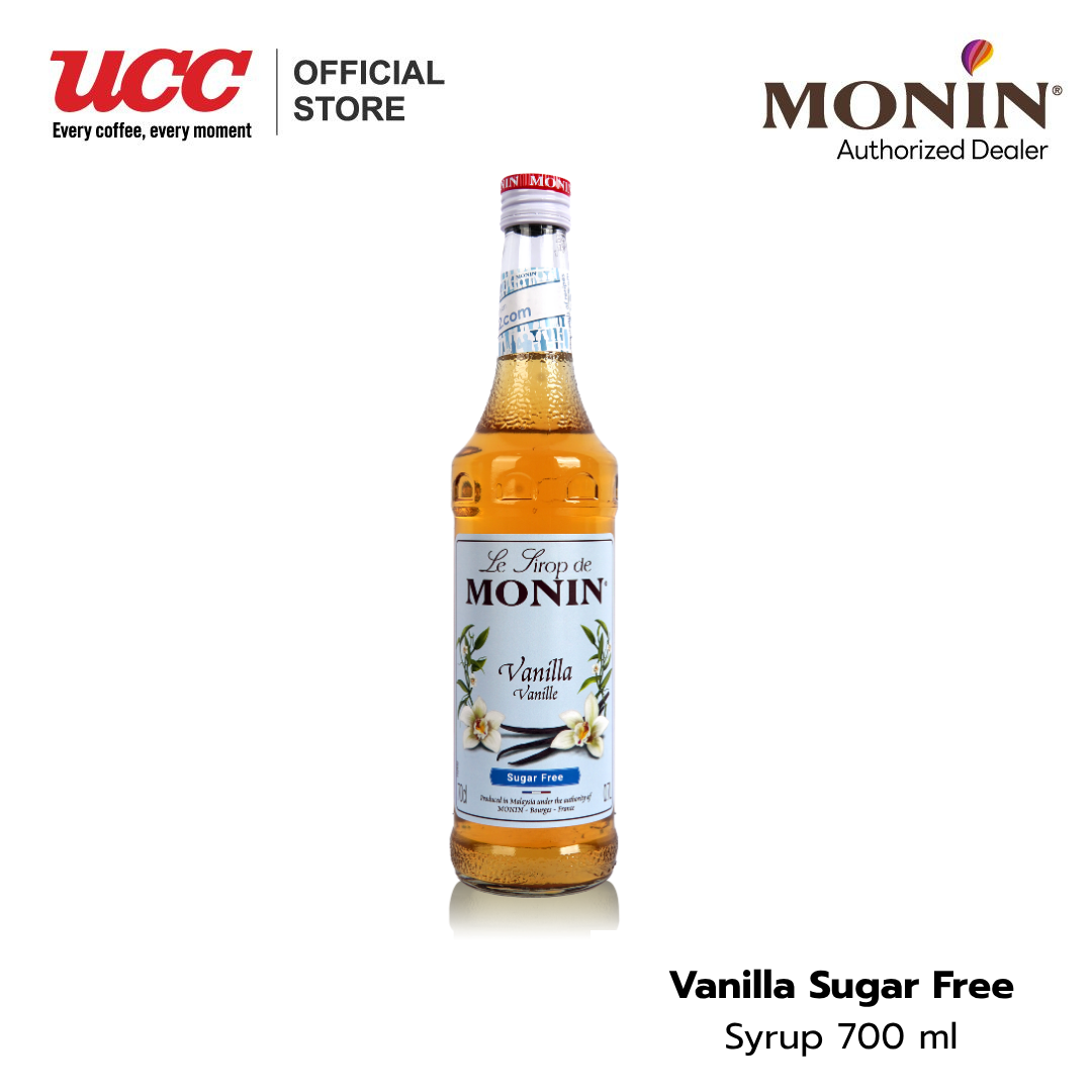 MONIN Vanilla Sugar Free Syrup น้ำเชื่อมกลิ่นวานิลลา ไม่มีน้ำตาล 700 ml. ราคา 625 บาท*ส่งฟรี