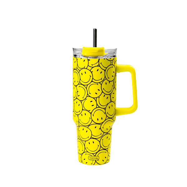SMILEY® AOP STAINLESS TUMBLER (YELLOW) ราคา 1,590 บาท*ส่งฟรี