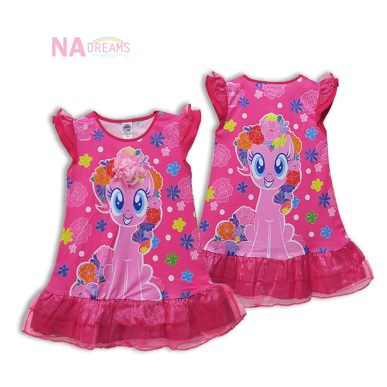 My Little Pony ชุดกระโปรงเด็กหญิง 3 - 5 ปี ชุดเดรสเด็กผู้หญิง โพนี่ My Little Pony จาก NADreams รุ่นเด็กเล็ก สีชมพู ราคา 149 บาท*ส่งฟรี