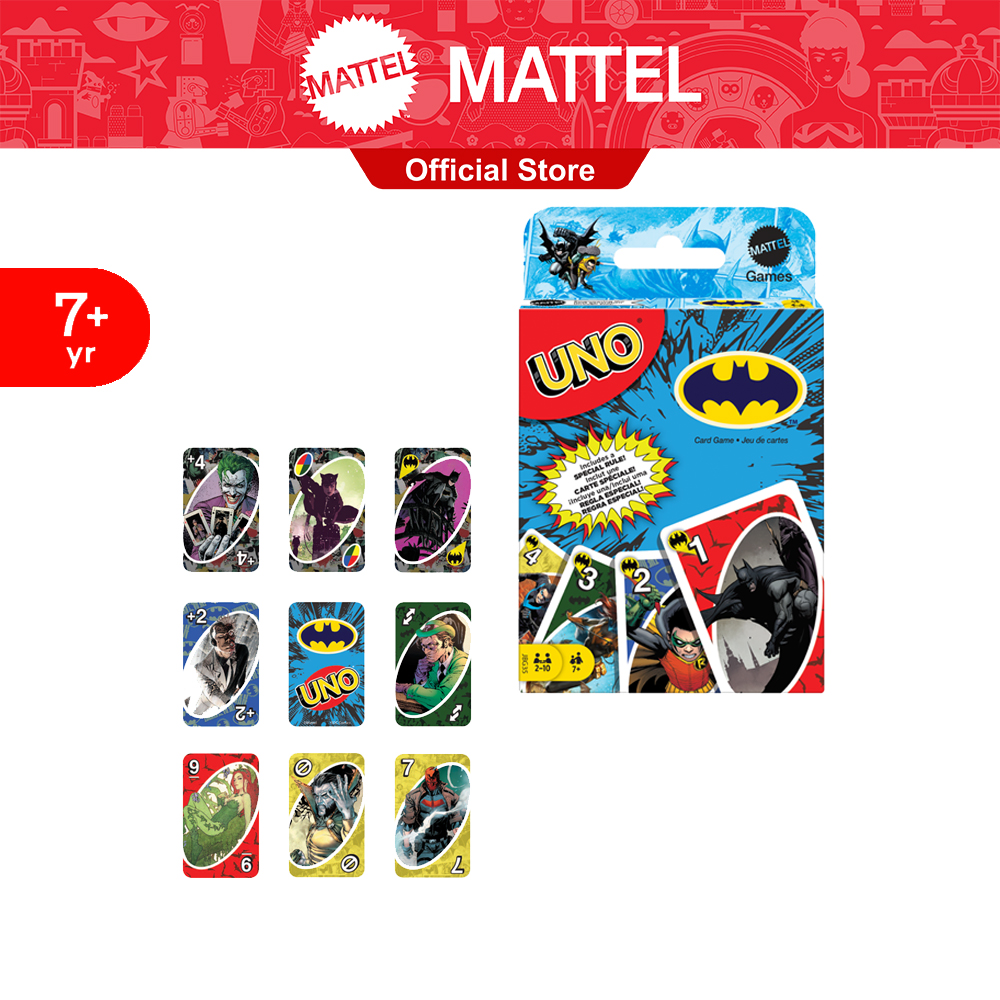 UNO Batman Comics เกมการ์ด อูโน่ แบทแมน ฉบับการ์ตูน JBG35 CH ราคา 335 บาท*ส่งฟรี