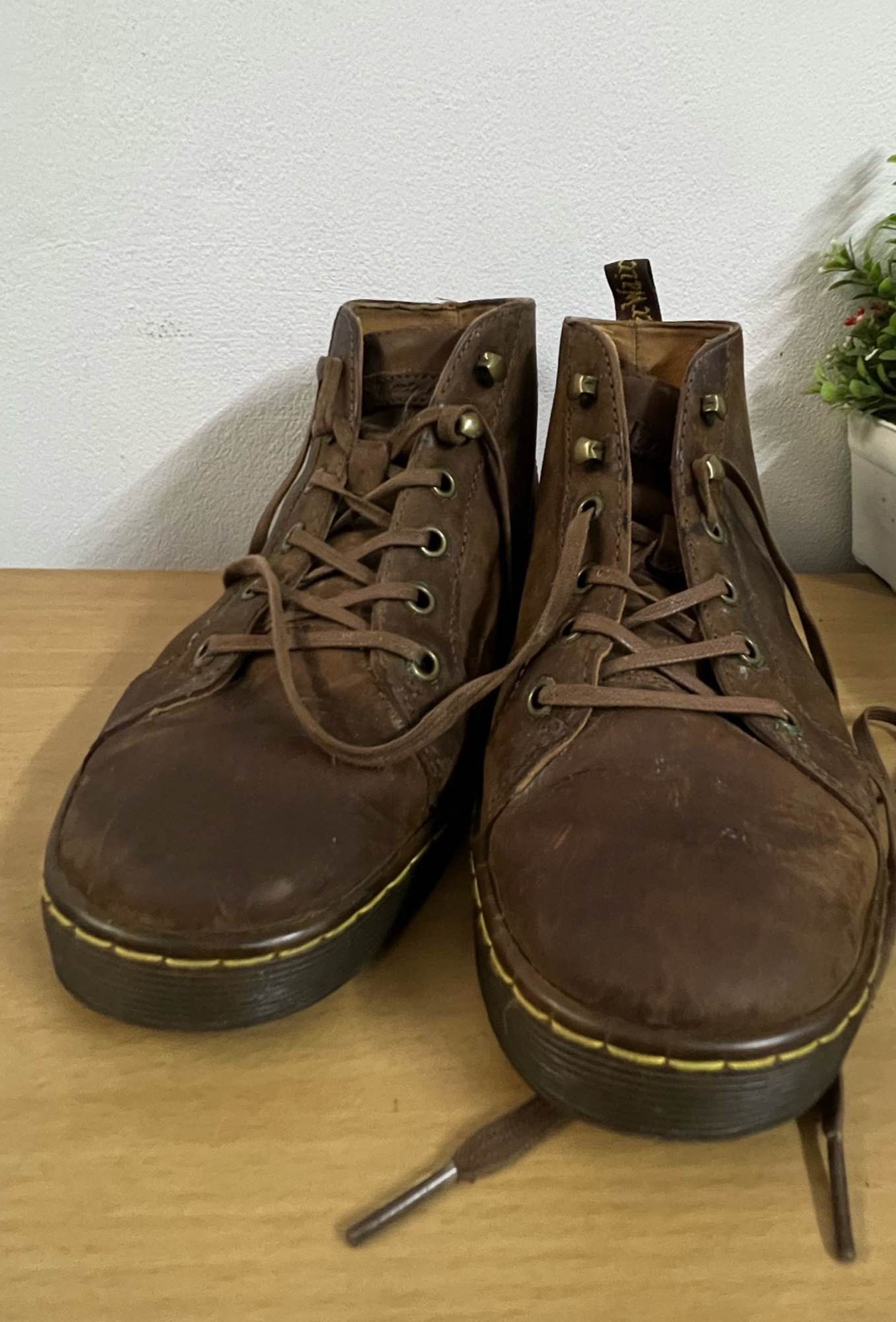 Dr martens coburg crazy on sale horse