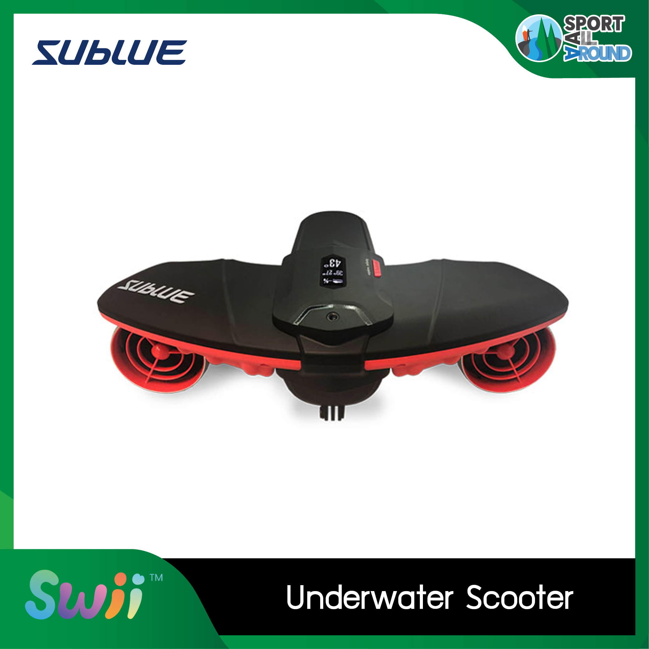 Sublue Navbow สกู๊ตเตอร์ไฟฟ้าดำน้ำ สกุตเตอร์ดำน้ำ อุปกรณ์ช่วยในการดำน้ำ พกพาสะดวก ราคา 44,900 บาท*ส่งฟรี