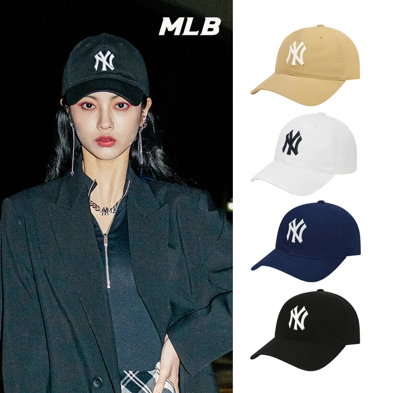 ภาพหน้าปกสินค้าแท้100% MLB หมวก UNISEX รุ่น NY YANKEES ROOKIE BALL CAP/ badge big /mlb hat/hat caps MLB หมวกแก็ป หมวกเบสบอล