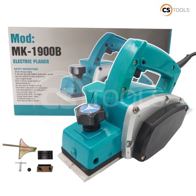 MASAKI กบไสไม้ ไฟฟ้า ขนาด 3 นิ้ว รุ่น MK-1900B ไสงานไม้ ก่อสร้างบ้านและสวน น้ำหนักเบา MASAKI กบไสไม้ ไฟฟ้า ขนาด 3 นิ้ว รุ่น MK-1900B ไสงานไม้ ก่อสร้างบ้านและสวน น้ำหนักเบา