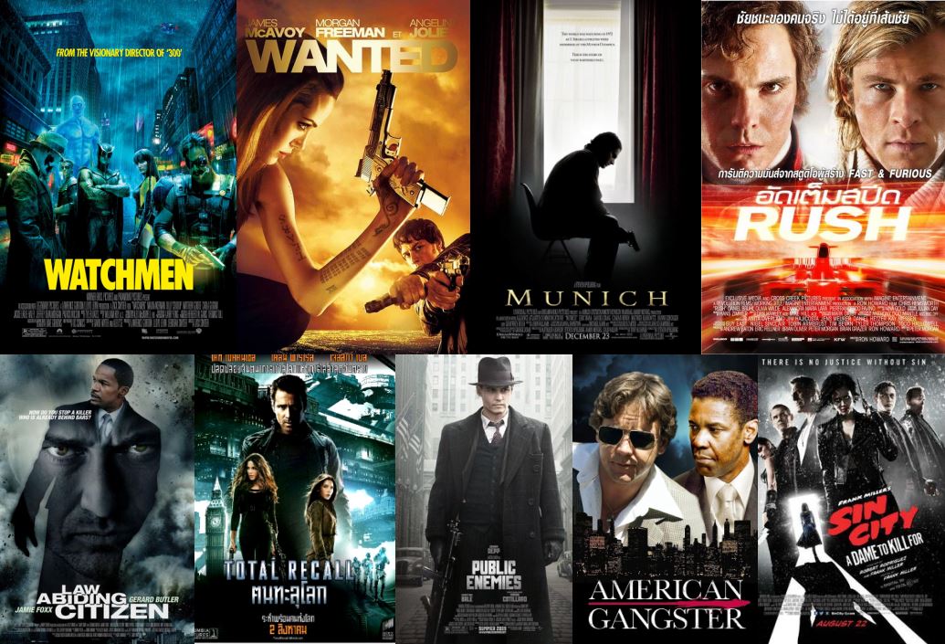 Flash Drive 64 Gb 2Ks to Action Films Vol. 1 Watchmen_Wanted_Total Recall ภาพ Full HD 1080p และ 4K ราคา 289 บาท*ส่งฟรี
