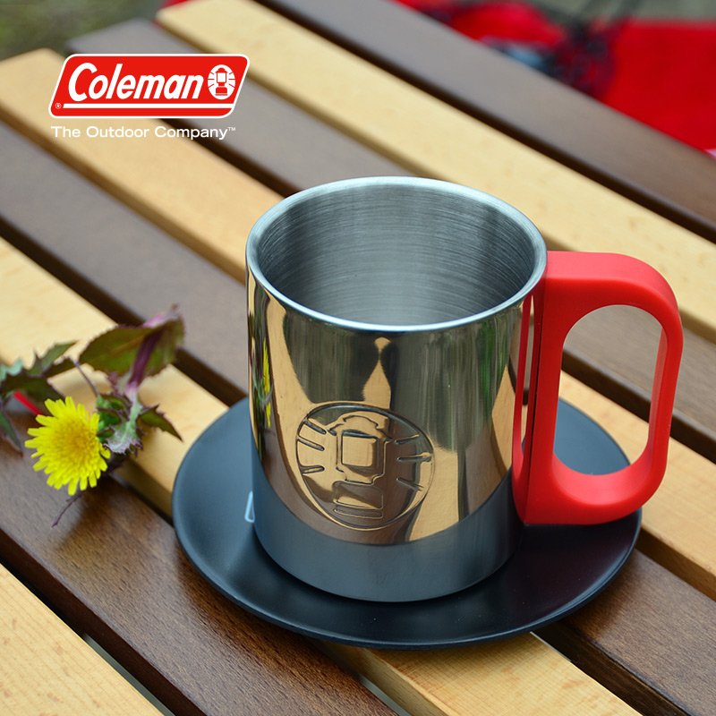 Coleman Double Stainless Mug Red (300 cc)