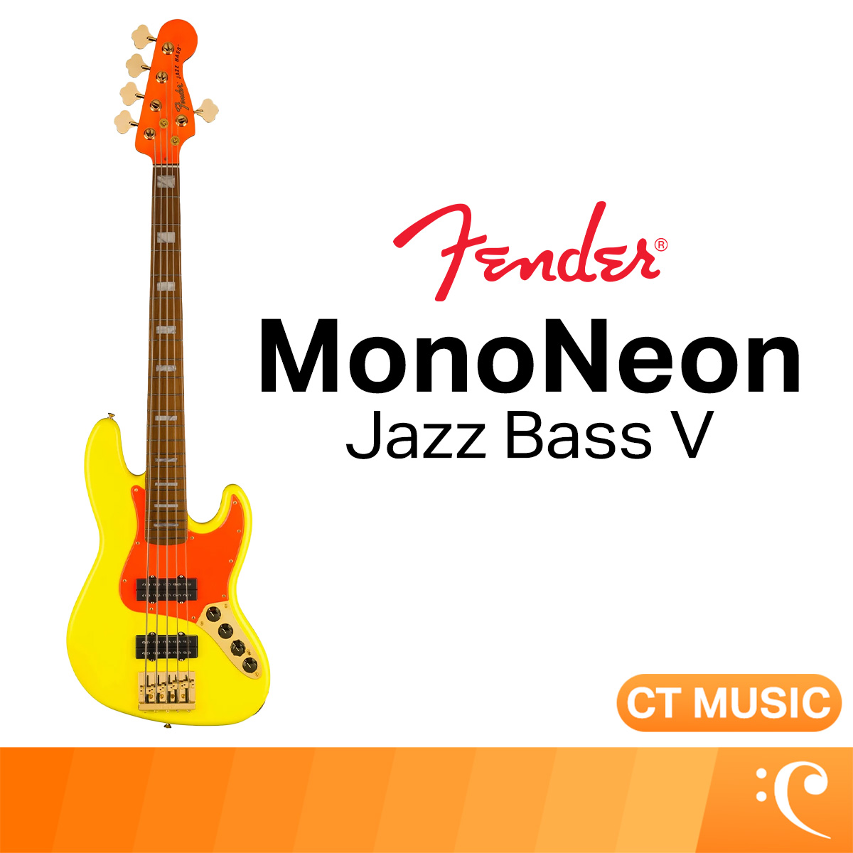 หนังสือและเครื่องดนตรี Fender Mononeon Jazz Bass V เบสไฟฟ้า ราคา 80,600 บาท*ส่งฟรี