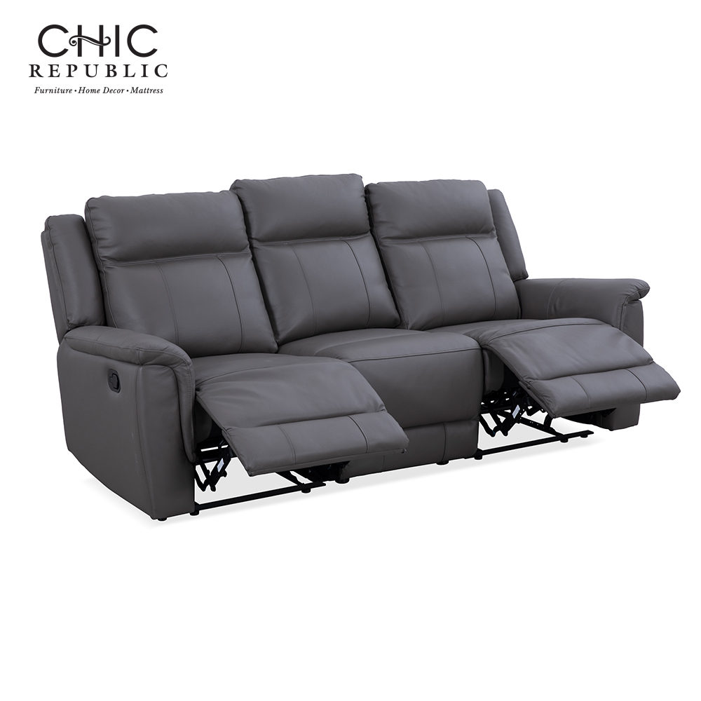 Chic Republic โซฟาปรับเอนนอน 3 ที่นั่ง/ปรับด้วยมือ รุ่น MILER/3RR - ยี่ห้อ Rina Hey ราคา 57,975 บาท*ส่งฟรี