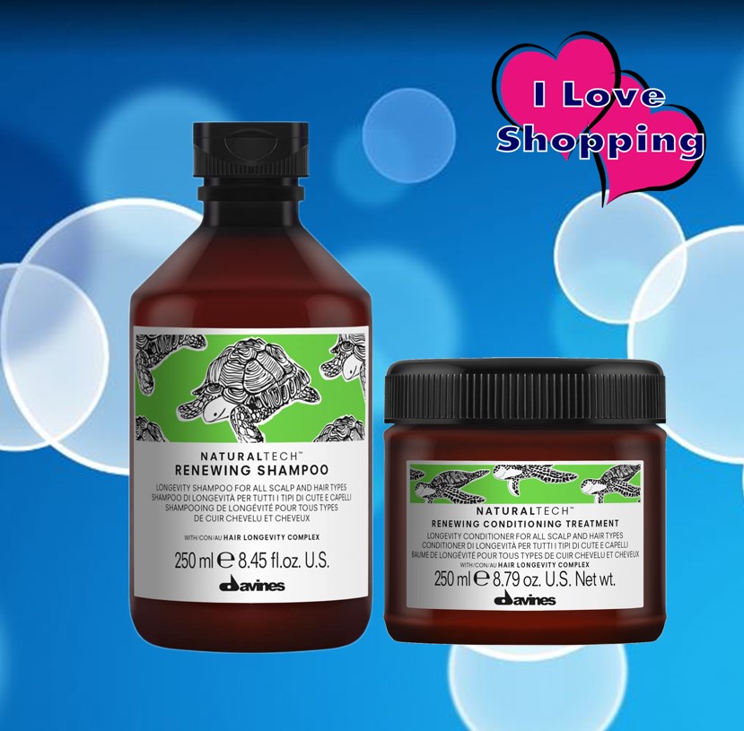 Davines Renewing Shampoo/Conditioning Treatment 250/250 ml แชมพูและครีมนวด ป้องกันการเสื่อมสภาพหนังศรีษะ และเส้นผม ราคา 840 บาท*ส่งฟรี