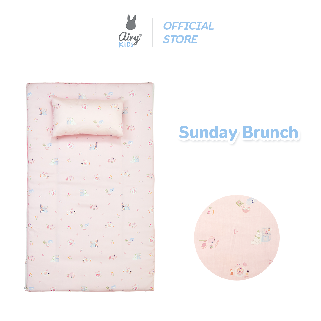 New! Airy® KIDS Toddler Nap Mat Set 2-6Y เซ็ตที่นอนอนุบาล สำหรับเด็กอายุ 2-6 ปี