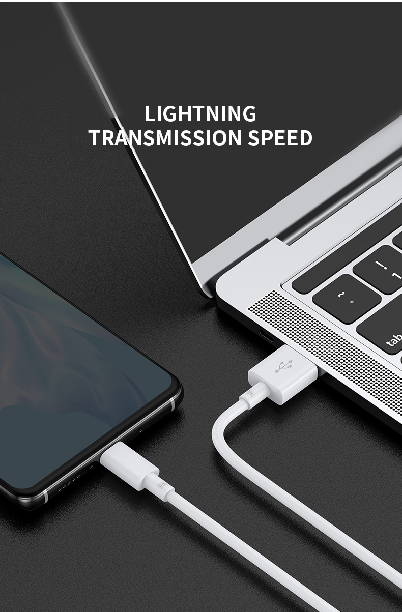 ข้อมูลประกอบของ Mobile Mall St Fast Charge 5A 1 M/1.5 M/2 M USB Type C สำหรับ VIVO OPPO Apple iphone Xiaomi samsung Huawei P30 Pro สายชาร์จโทรศัพท์มือถือสีขาว