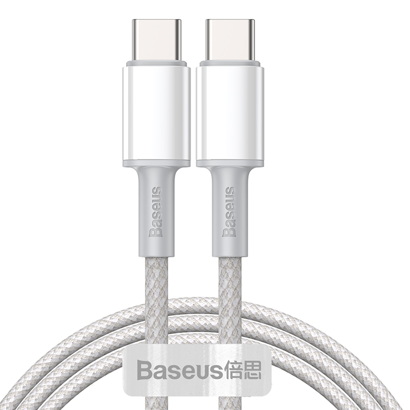 Baseus สายชาร์จ 100W USB Type C USB C 5A PD Fastชาร์จUSB-CสำหรับMacbook/Samsung S Series/Xiaomi/Huawei USBC Data