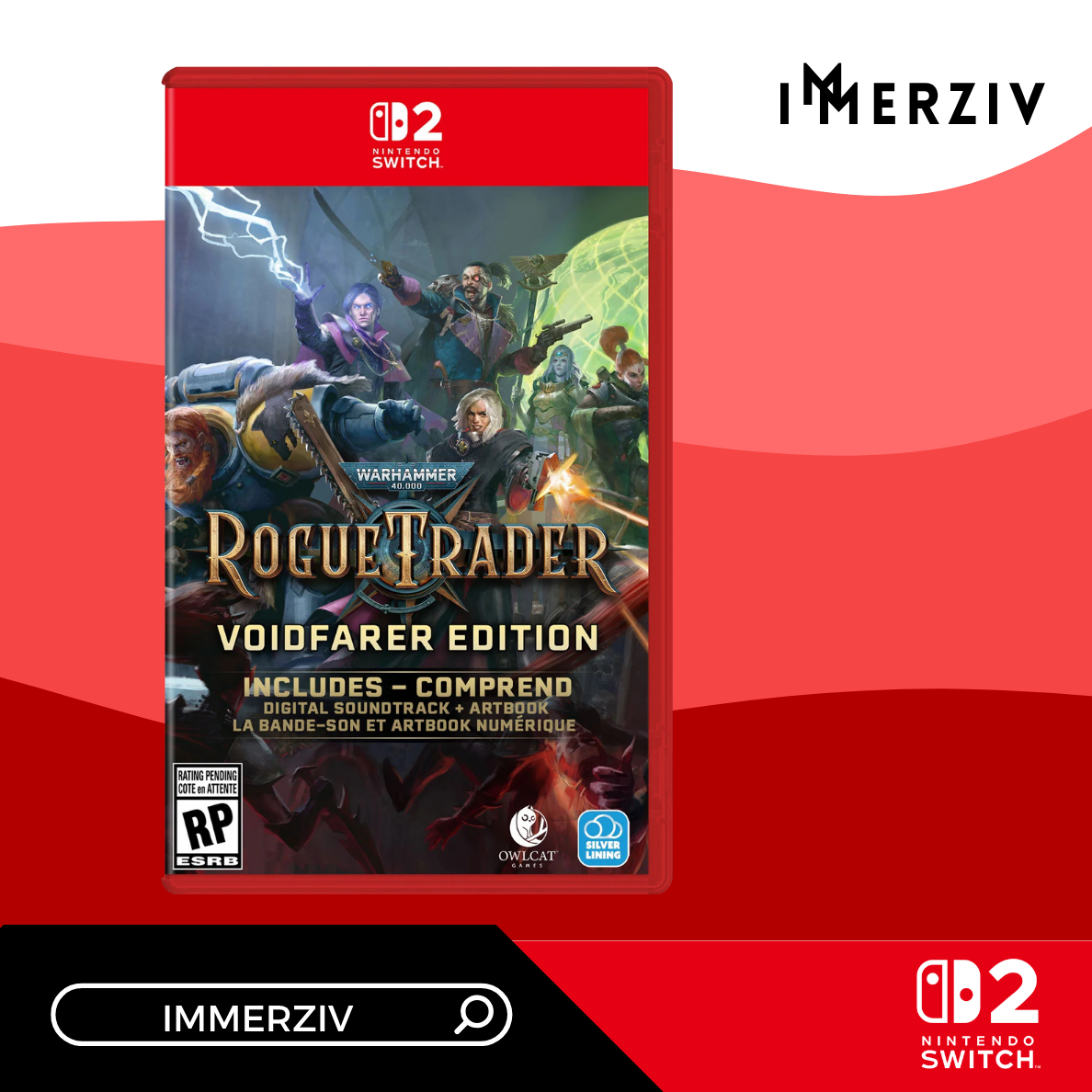 อุปกรณ์เกมมิ่งและเกม Nintendo () Switch-2 Warhammer 40,000: Rogue Trader - Voidfarer Edition (R1/Us) (เกม) (อังกฤษ) (โดย Immerziv) ราคา 2,780 บาท*ส่งฟรี