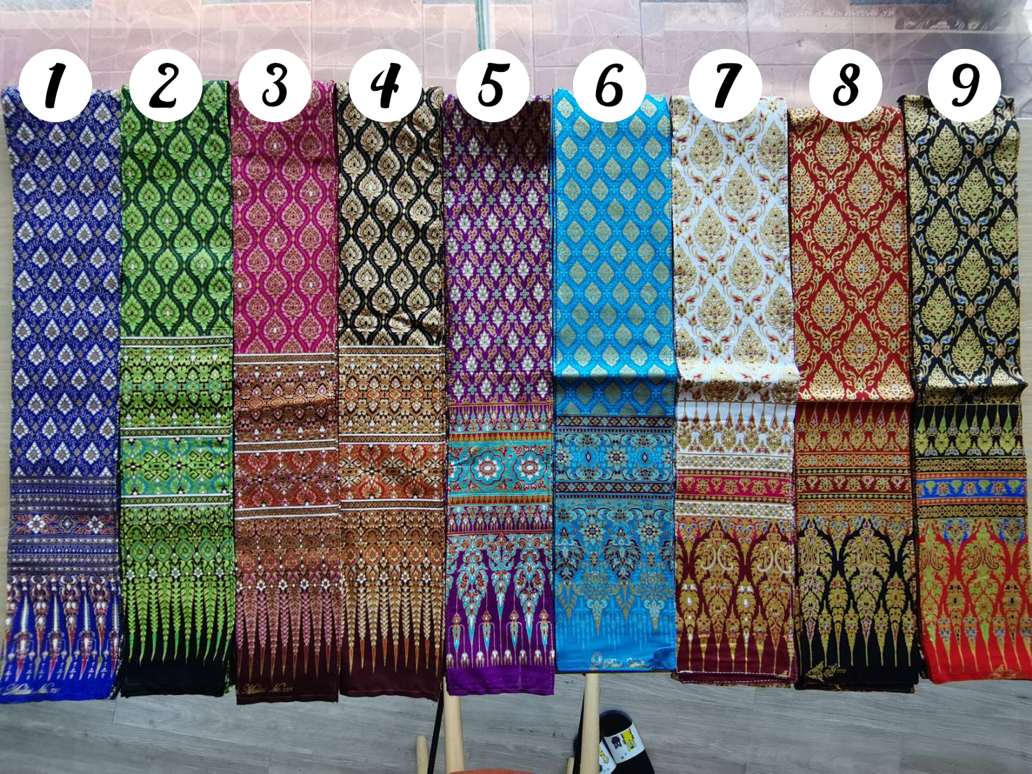 ผ้าคาดเอว หลากสี หลายแบบ ราคาหลักร้อย ชุดไทย
