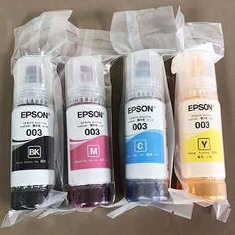 ??สินค้าพร้อมส่ง??EPSON 003 หมึกแท้ 100% 4 สี BK, C, M, Y??ส่งจากกรุงเทพ??