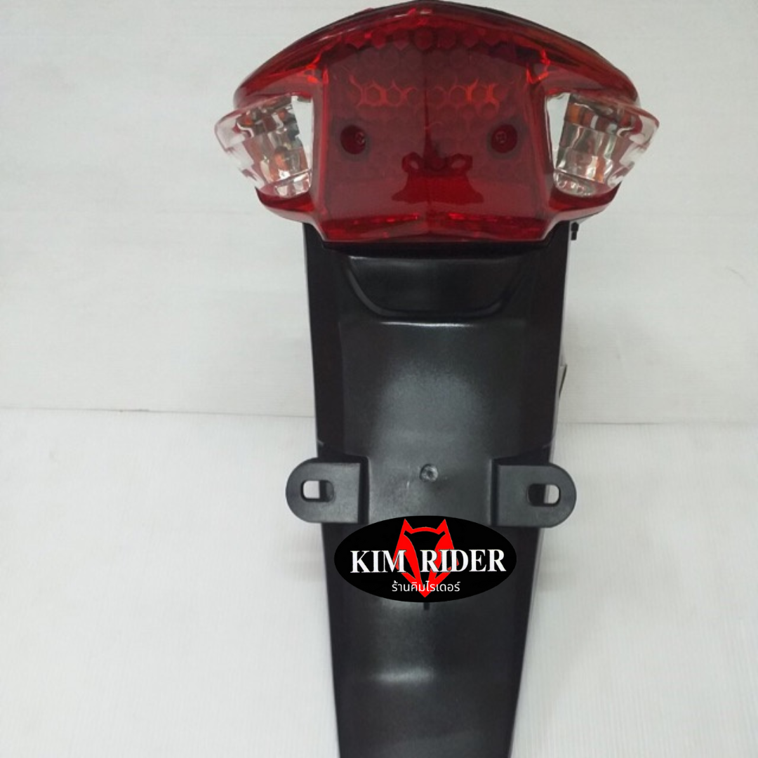ไฟท้าย ชุดไฟท้าย honda wave 100 ubox เวฟ 100 พร้อมบังโคลนและขั้วสายไฟ รุ่นมีกล่องใต้เบาะ รถปี 2005 ราคา 480 บาท*ส่งฟรี