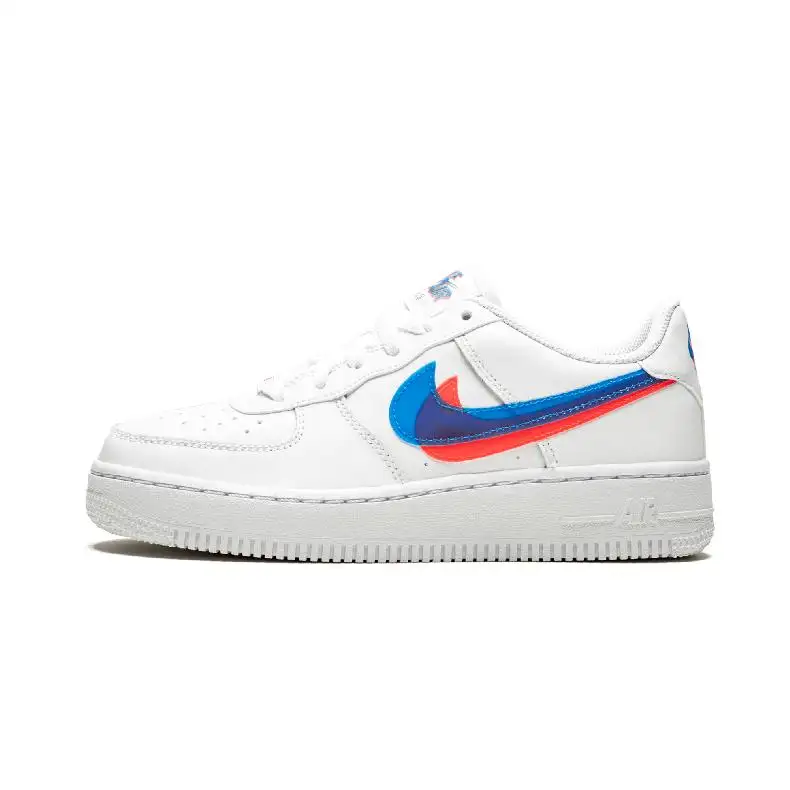 red white blue air force ones