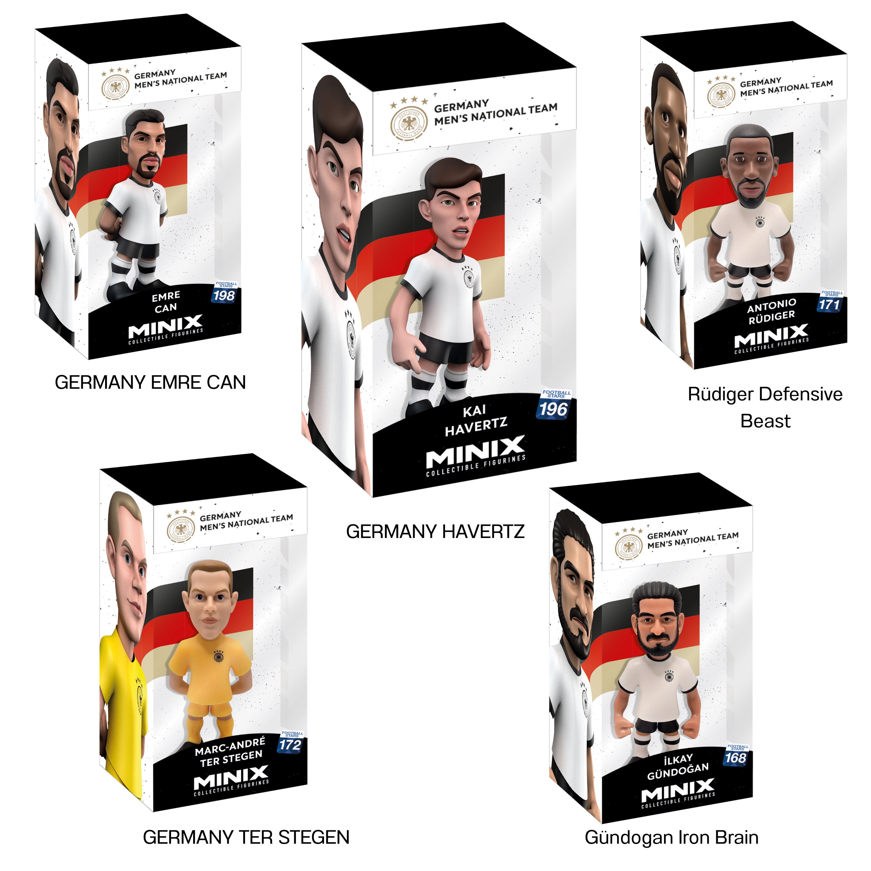 Minix Football Germany Football Figures Set – Collector Edition - Set of German National Team Football Figures 12cm ราคา 589 บาท*ส่งฟรี
