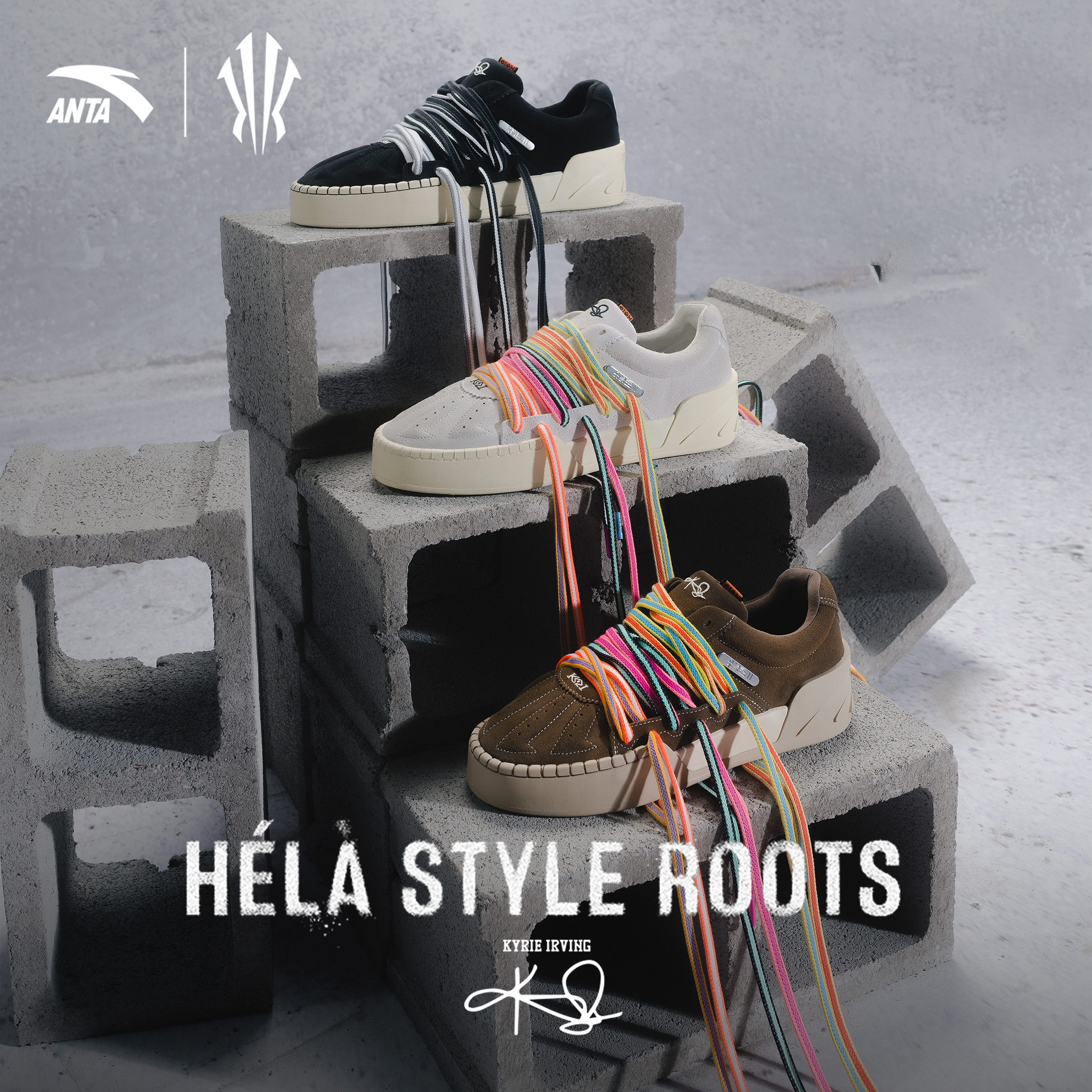 [ANTA x Kyrie Irving] KAI HELA ROOTS Men Sneakers 1125A1810S Official Store ราคา 4,990 บาท*ส่งฟรี