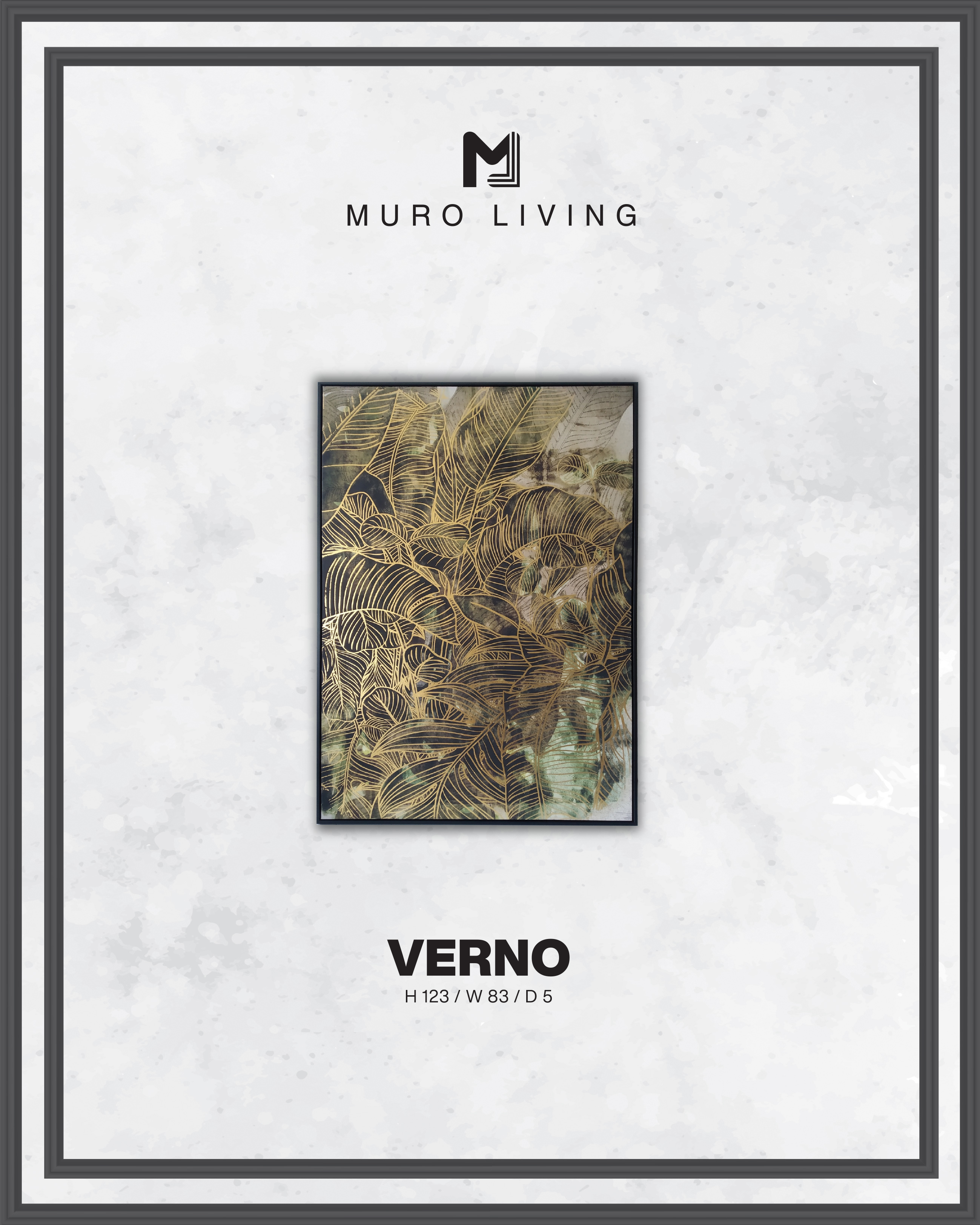 รูปภาพตกแต่งผนังดีไซน์ Muro Living รุ่น VERNO ราคา 8,590 บาท*ส่งฟรี