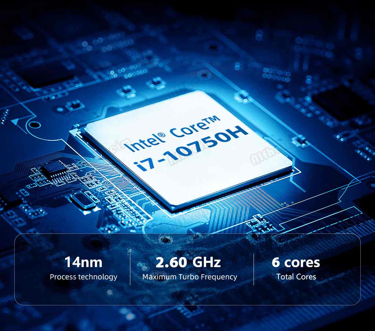 ข้อมูลประกอบของ Gaming Mini PC i7 10750H 10th Gen Intel Nvidia GTX1650 4G 2*DDR4 NVMe SSD PC Gamer Computer Windows 10