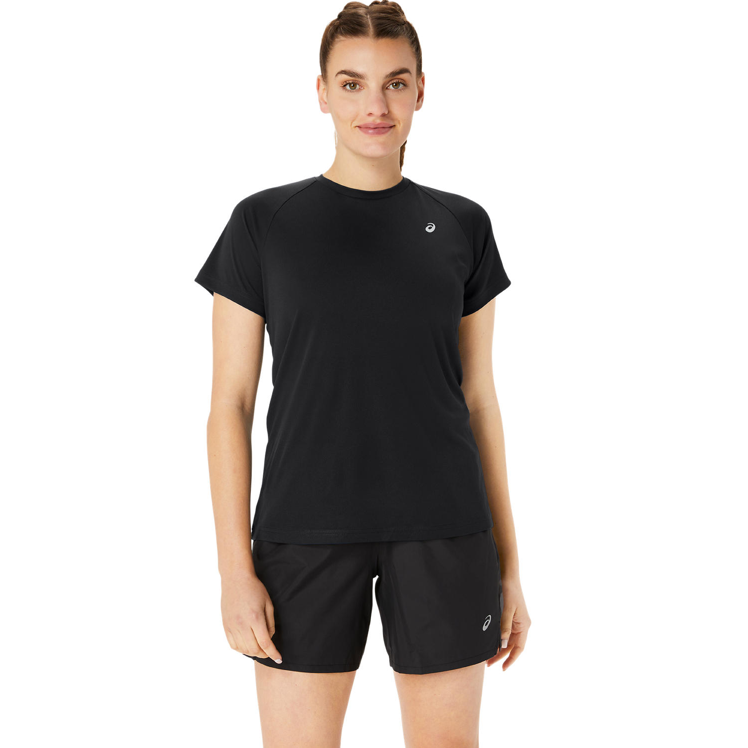 ASICS : RUN SS TOP WOMEN RUNNING ผู้หญิง เสื้อคอกลม ของแท้ PERFORMANCE BLACK ราคา 620 บาท*ส่งฟรี
