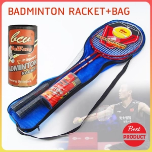 ภาพหน้าปกสินค้าBOWANG ไม้แบด ไม้แบดมินตัน Badminton Racket Streel (XB-599) 1 คู่ ที่เกี่ยวข้อง
