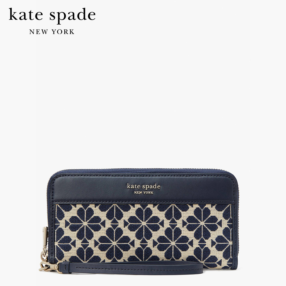 KATE SPADE NEW YORK SPADE FLOWER ZIP-AROUND CONTINENTAL WALLET KB202 กระเป๋าสตางค์ ราคา 4,200 บาท*ส่งฟรี