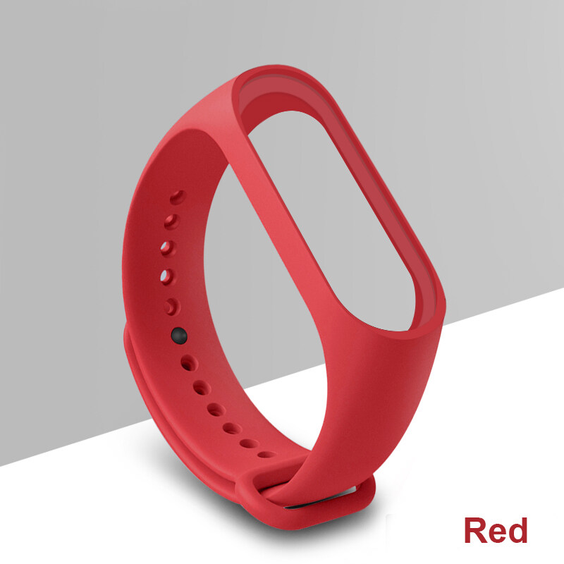 【9 สี】สาย สายเปลี่ยน สายรัดข้อมือ Wristband Strap for Mi band 3/4 Strap สายเสริม Smart Watch สายนาฬิกาข้อมือ สายรัดข้อมือซิลิโคน (เฉพาะตัวสาย) คุณภาพดี D36
