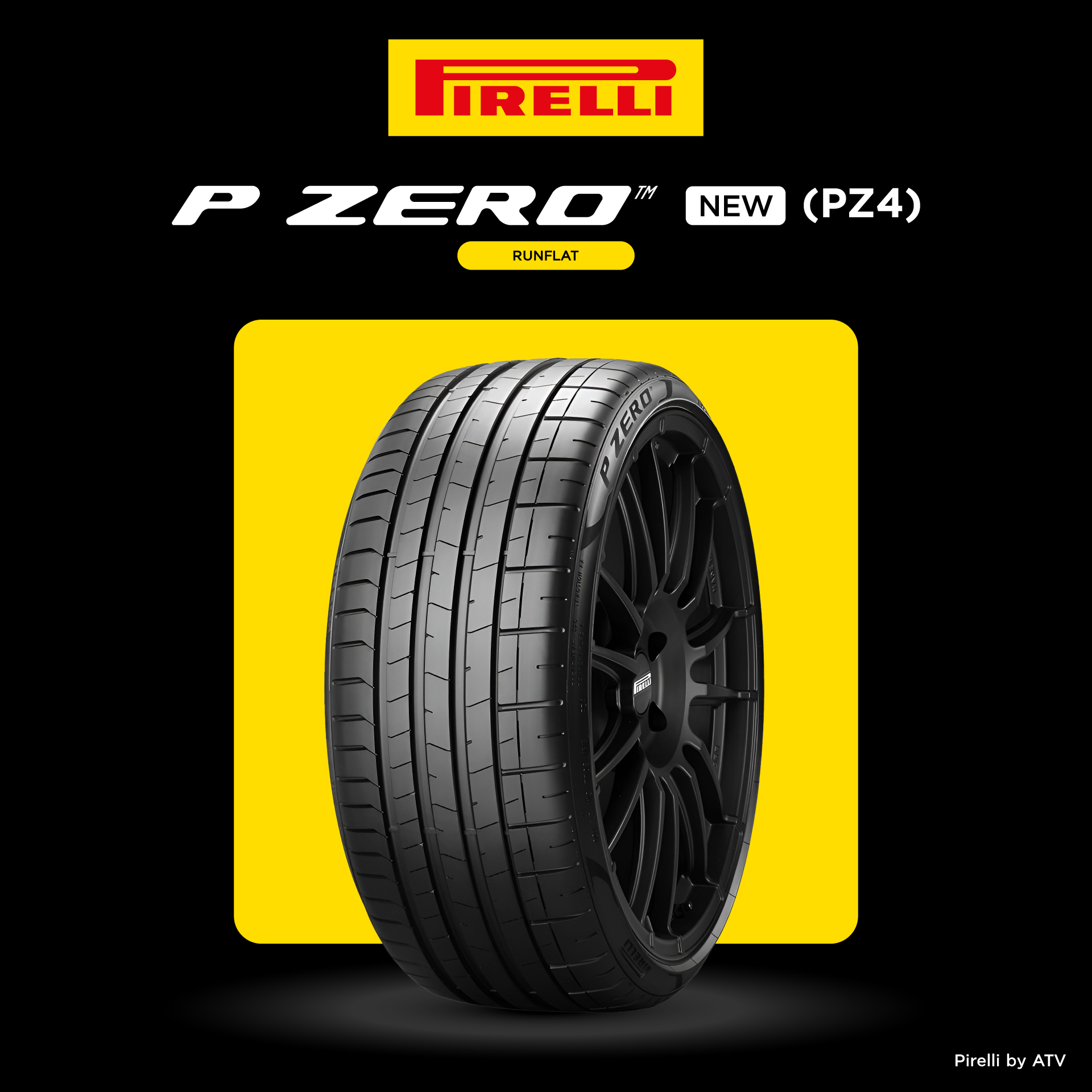 ส่งฟรี+ติดตั้งฟรี]255/35R19 (MOE) ยางรถยนต์ PIRELLI รุ่น P ZERO 