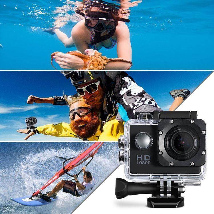 มุมมองเพิ่มเติมของสินค้า F8ล้องแอคชั่นสปอร์ตแบบกันน้ำแบบพกพา Sport portable waterproof action camera กล้อง กล้องติดหมวกกันน็อค กล้องหน้ารถ กล้องโกโปร กล้องติดหมวก กล้องรถแข่ง กล