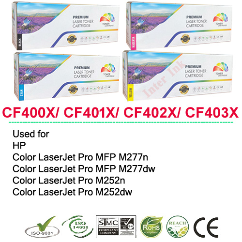 Hp Cf400X/ Cf401X/ Cf402X/ Cf403X (201X) Black/ Blue/ Yellow/ Red Ink Color Box ราคา 1,250 บาท*ส่งฟรี