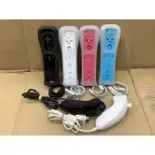 ภาพขนาดย่อสินค้าWiimote Nunchuk Wii Remote WiiRemote จอย wii mote วีโมท รีโมท วี และ นันชัค แท้ Nintendo สำหรับ Wii และ Wii U