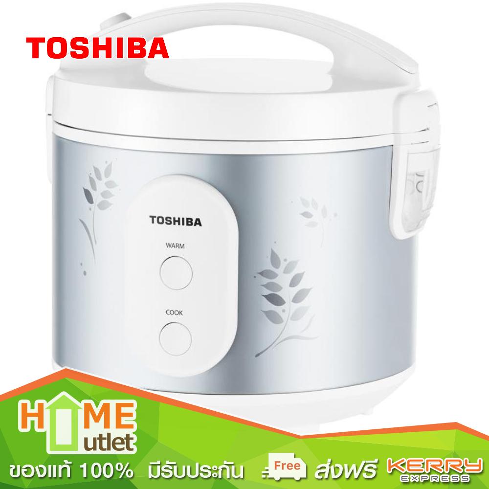 TOSHIBA หม้อหุงข้าวอุ่นทิพย์ 1.8 ลิตร เคลือบ Healthy flon รุ่น RC-T18JR(S)