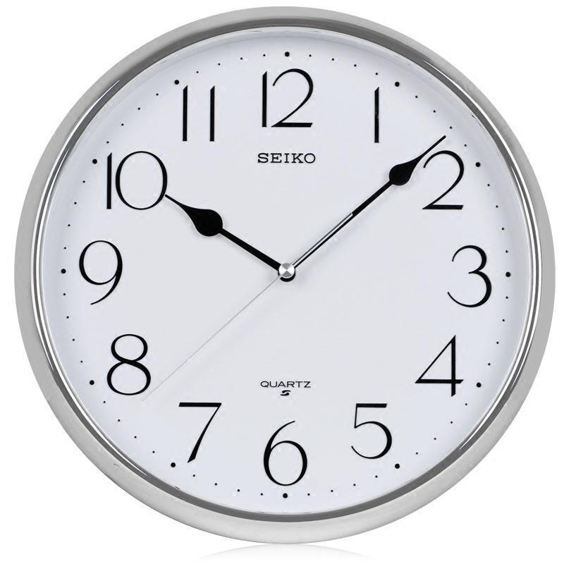 นาฬิกาแขวน ไซโก้ ( Seiko ) ขอบเงิน ขนาด 11นิ้ว รุ่น QXA001S QXA001 ราคา 800 บาท*ส่งฟรี