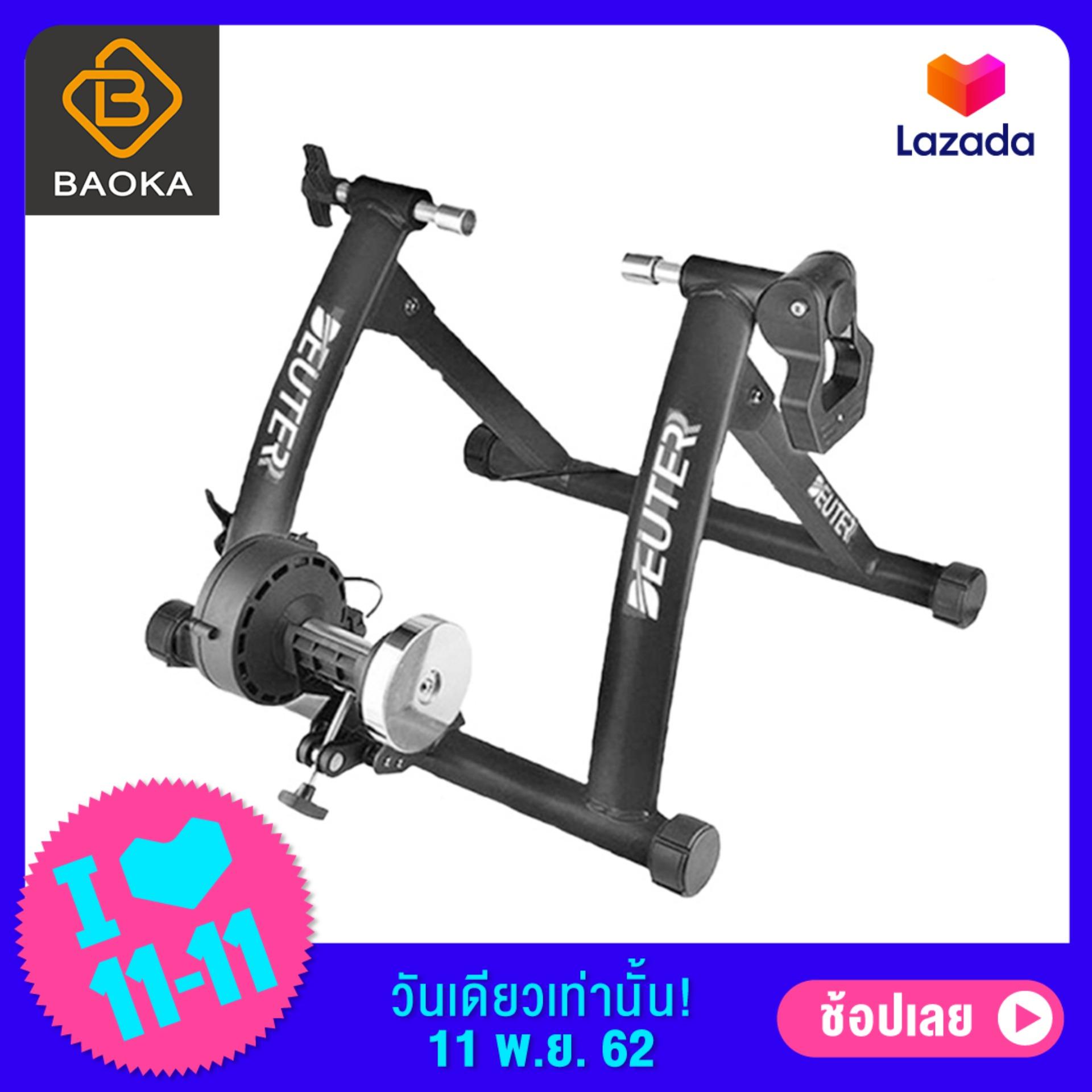 ☞ ลดราคาจากเดิม Baoka เทรนเนอร์จักรยาน รุ่น MT04 มีสายรีโมทปรับความ