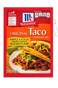 สินค้า ซอสผงทาโก้ แม็คคอร์มิค ออริจินอล ทาโก้ ซีซั่นนิ่งมิกซ์ 28 กรัม Taco Seasoning Mix Original 28 g