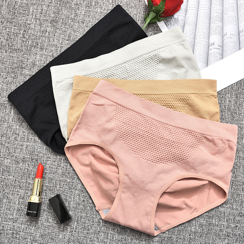 กางเกงในผ้าทอหญิงเก็บพุง( มี 4 สี) ใส่กระชับ ทอเป็นรังผึ้ง หญิง กระชับก้น ใส่สวย ยกก้นกระชับ ผ้านิ่ม สวมใส่สบาย สไตล์เกาหลี พร้อมส่ง