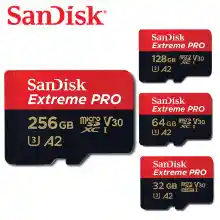 ภาพขนาดย่อสินค้าเมมโมรี่การ์ด Sandisk Extreme Pro microSD SDXC / HC Card ความเร็ว 170 MB/s ความจุ 32 GB 64 GB 128GB 256GB Class10 A2 (SDSQXCU-GN6MA) การ์ดหน่วยความจำ ไอโครเอสดีการ์ด แซนดิส Sandisk Extreme