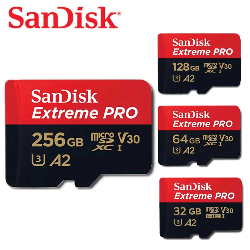 ภาพหน้าปกสินค้าเมมโมรี่การ์ด San Disk Extreme Pro Micro SD SDXC / HC Card ความเร็ว 170 MB/s ความจุ 32GB 64GB 128GB 256 GB Class 10 A 2 (SDSQXCU - GN6MA)การ์ดหน่วยความจำ ไมโครเอสดีการ์ด แซนดิส