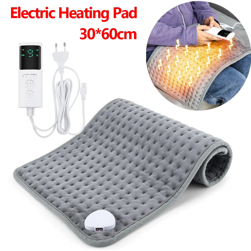  58*29Cm miếng sưởi ấm chạy điện Chăn Nước Nóng Mat Pad Hẹn Giờ 9 Nhiệt Độ Vật Lý Trị Liệu Nóng Lên Pad Cho cổ vai Trở Lại Cột Sống đau chân Relief 