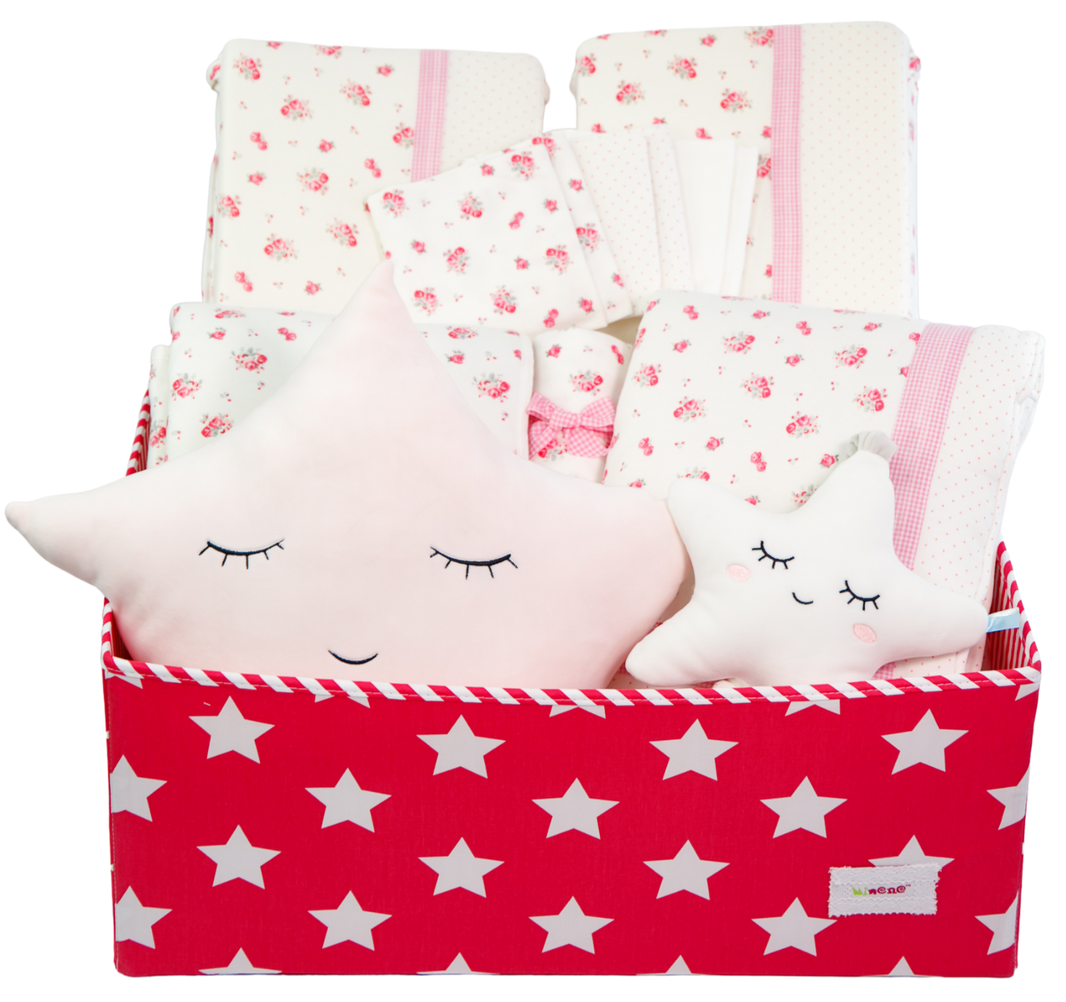 Minene Special Cream & Pink Floral Bedding Gift Box ราคา 13,310 บาท*ส่งฟรี