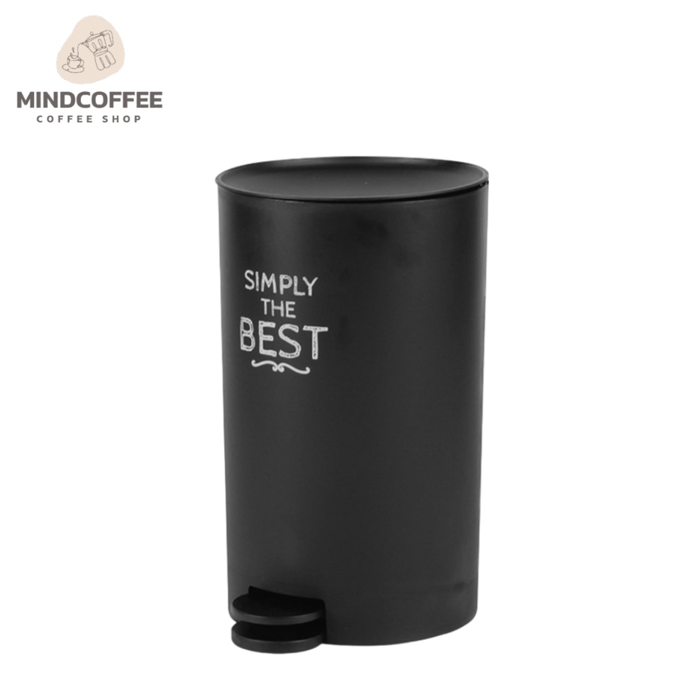 ถังขยะแบบเหยีบ 5L/10L ถังขยะ ถังขยะในห้อง ถังขยะมีฝาปิด วัสดุพลาสติก ถังขยะขนาดใหญ่ trash can MindCoffee ราคา 199 บาท*ส่งฟรี
