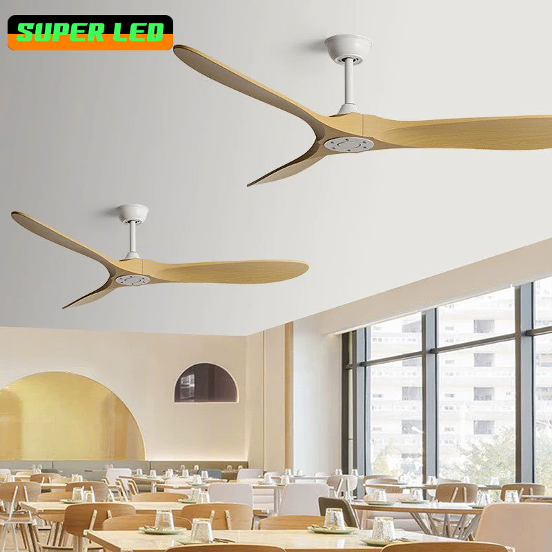 42 inch 35W remote control ceiling fan ABS propeller NB-DS0142 White/wood grain DC motor ราคา 1,934 บาท*ส่งฟรี