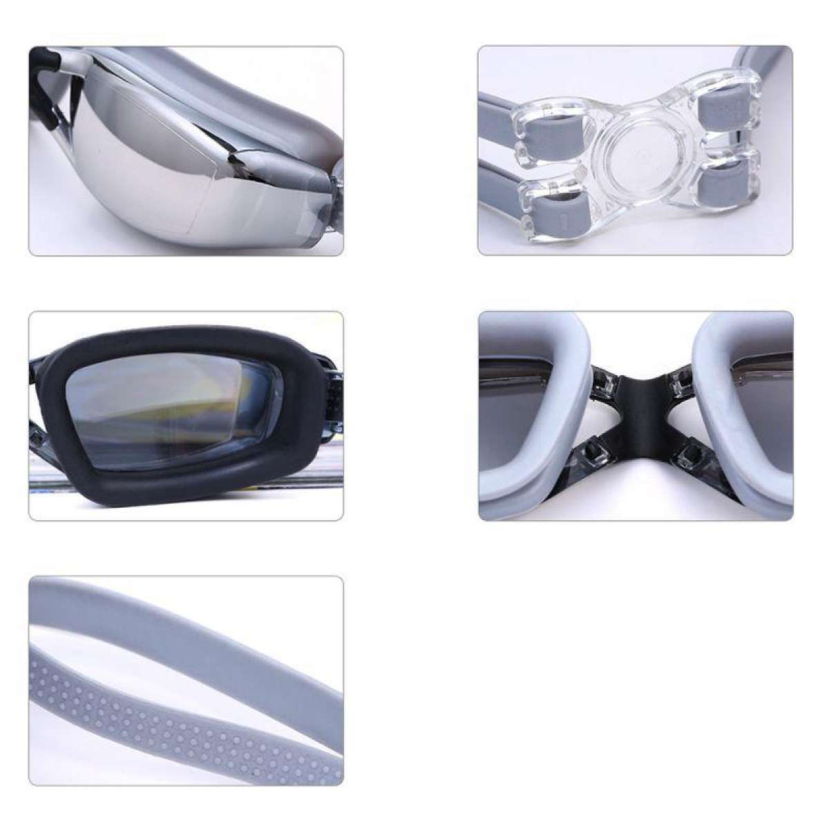 ภาพที่ให้รายละเอียดเกี่ยวกับ แว่นตาว่ายน้ำ แว่นตาสำหรับว่ายน้ำ แว่นว่ายน้ำ ถนอมสายตา ป้องกันแสงแดด UV Swimming glasses / Goggle มี 9 สีให้เลือก