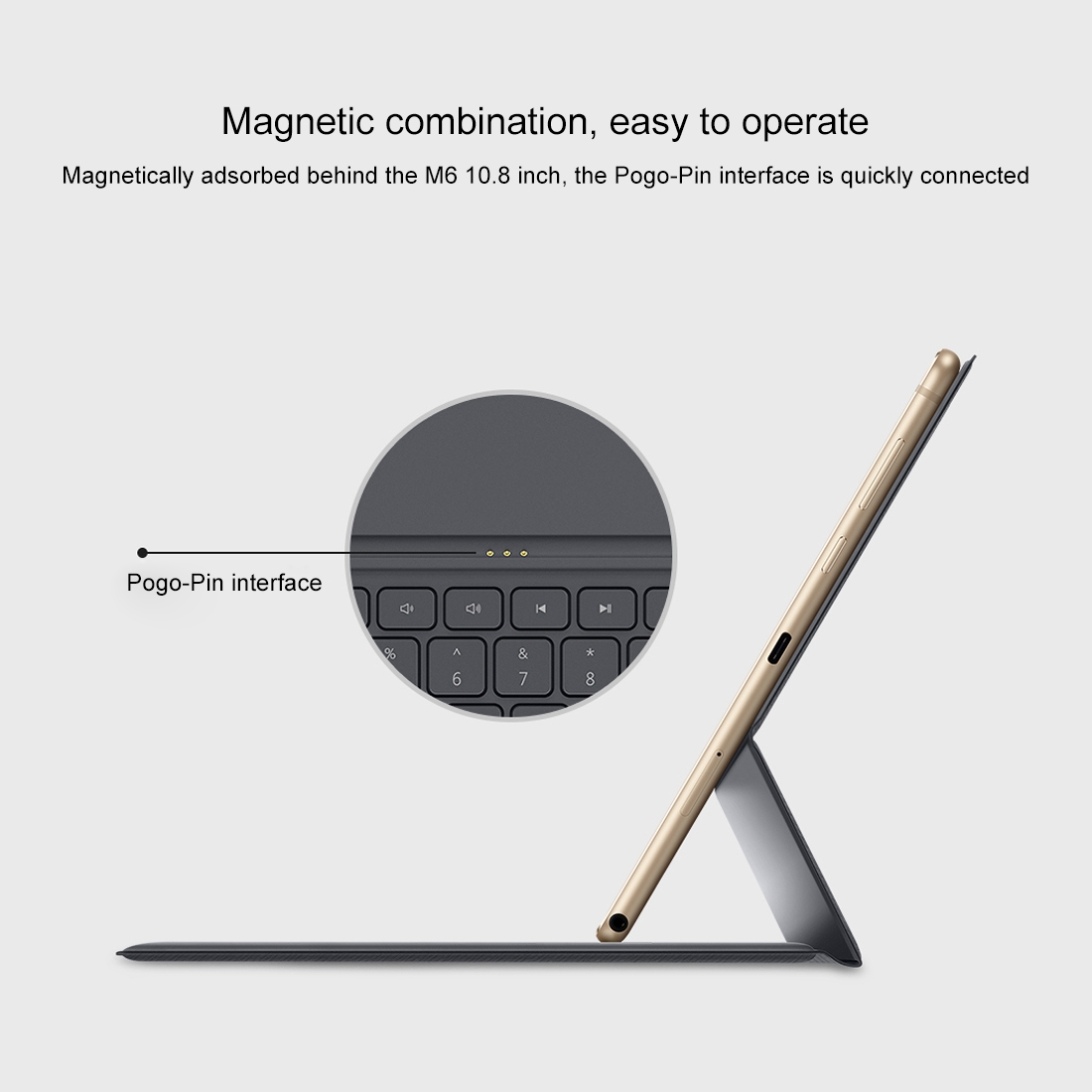 ภาพประกอบคำอธิบาย H Smart Magnetic Keyboard for H M6 (สินค้าของแท้จากศูนย์ไทย H) มีภาษาไทย สินค้ามีประกันร้าน ส่งฟรี!