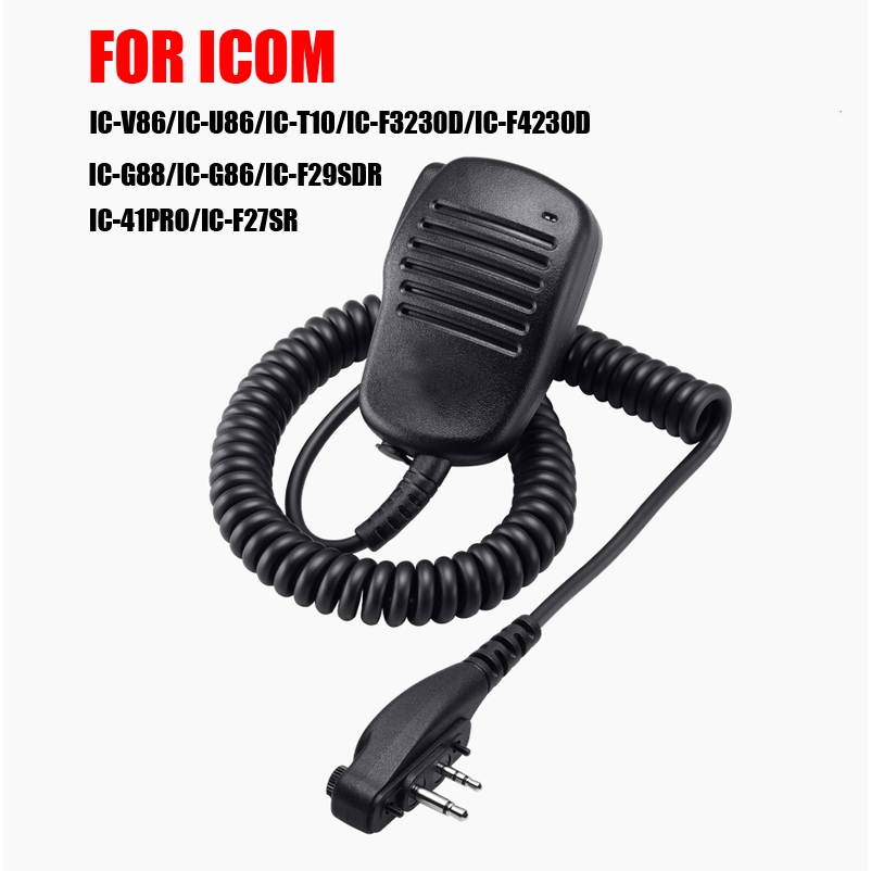 Icom HM-158LA Loa cầm tay Mic Radio Micro cho ICOM Radio   IC-F3G, IC-F3GS, IC-F4G, IC-F3001, IC-F3002, IC-F3011, 1C-F3021, IC-F3021S, IC-F3021T, IC-F4001Đài phát thanh di động