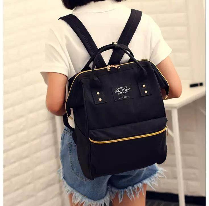 กระเป๋าเป้สะพายหลัง นักเรียน ผู้หญิง วัยรุ่น นครสวรรค์ BAIFA SHOP NO  LT 02 กระเป๋าเป้LIVINGใบใหญ่จุใจ สพายหลัง